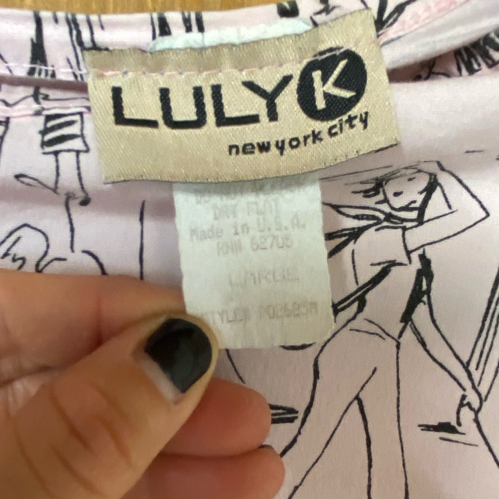 Vintage Luly K New York City A line Skirt - Picture 2 of 6